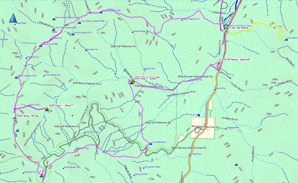 Great Gulf Loop Route Overview - Sintax77